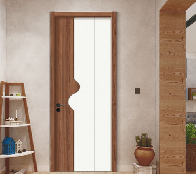 2020年新款X-3007愉心拼貼混搭輕奢實木門