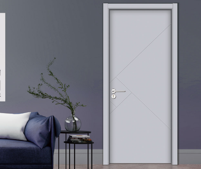 2020年鑫順來X-4006簡約雕花實木烤漆門