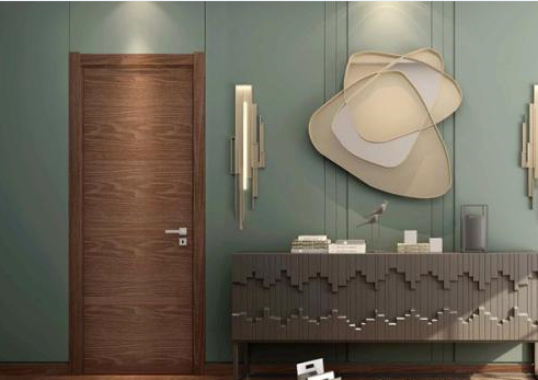 新品上市愉心X-7001橫貼實木烤漆門