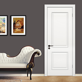 廠價直銷鑫順來X-6014平開外扣實木烤漆門