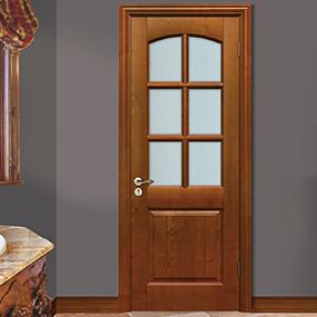 廠價直銷鑫順來X-6026平開實木烤漆門