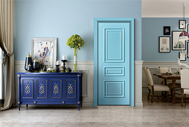 廠價直銷鑫順來X-6080平開外扣實木烤漆門