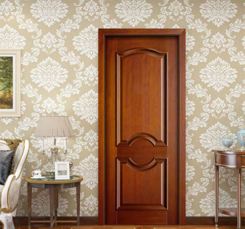 廠價(jià)直銷鑫順來X-8120平開帶扣線實(shí)木烤漆門