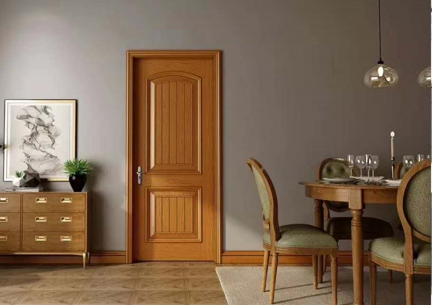 廠價(jià)直銷鑫順來X-8125平開外扣實(shí)木烤漆門