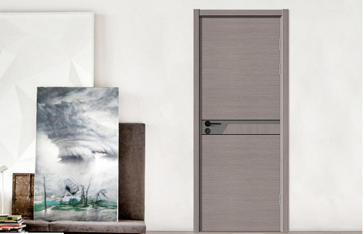 廠價直銷零度鑫順來X-9009平開橫貼實木烤漆門